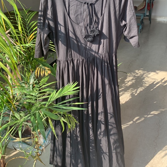 NEVER WORN: BUNAAI fullllll flare Anarkali kurta with wide leg pants. Size L. - Picture 6 of 10